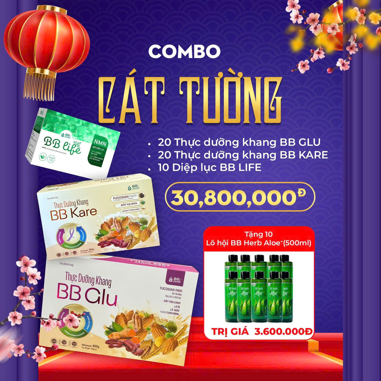 Combo Cát Tường BB Herb