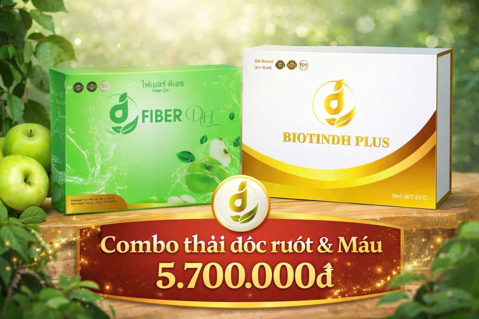 Combo Thải Độc Ruột - Thải Độc Máu