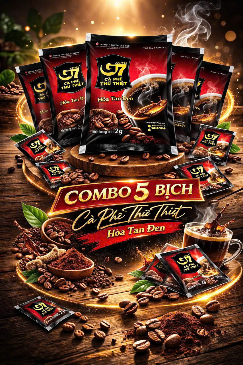 Cà Phê Hòa Tan G7 - 5 Túi