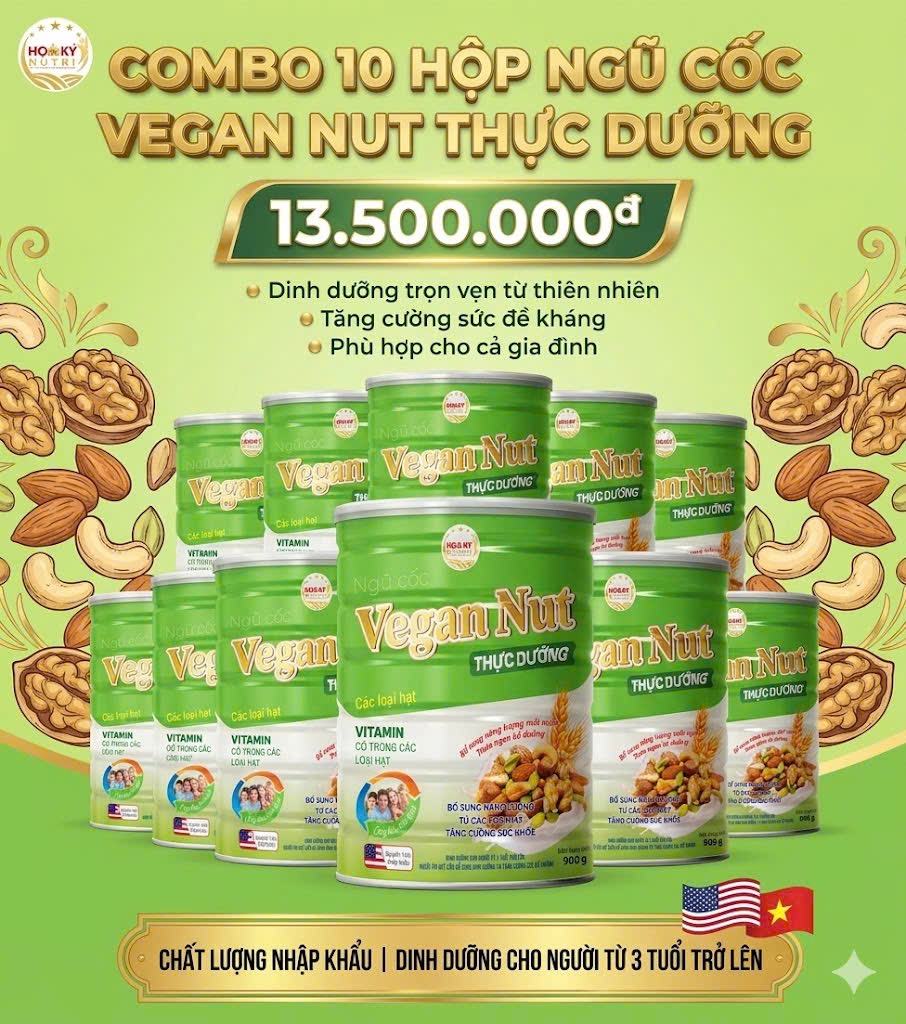 Combo Thực Dưỡng Vegan Nut - 10