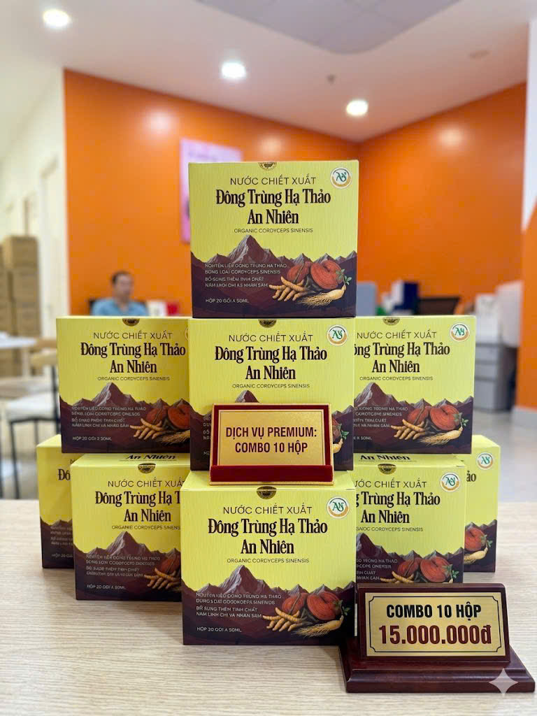 Combo Đông Trùng Hạ Thảo An Nhiên - 10 Hộp