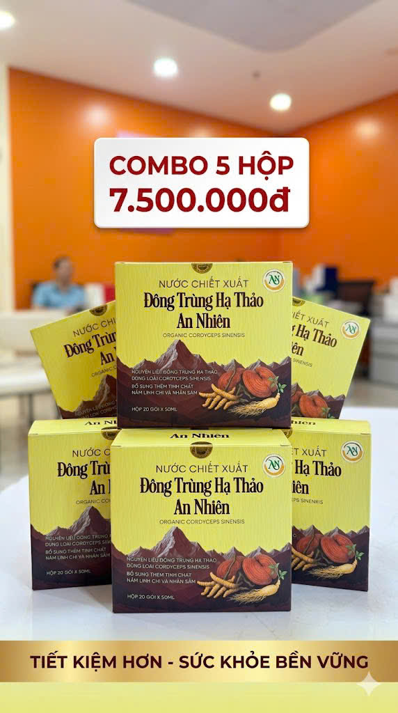 Combo Đông Trùng Hạ Thảo An Nhiên - 5 Hộp