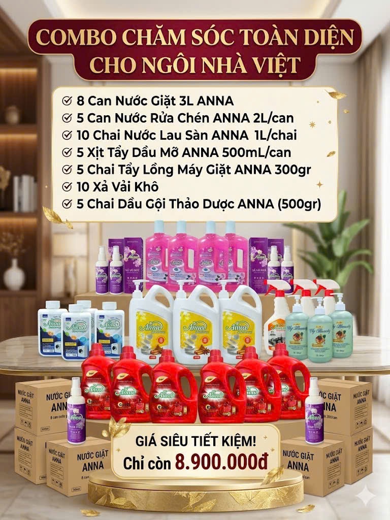 Combo Chăm Sóc Nhà Toàn Diện Ngôi Nhà Việt